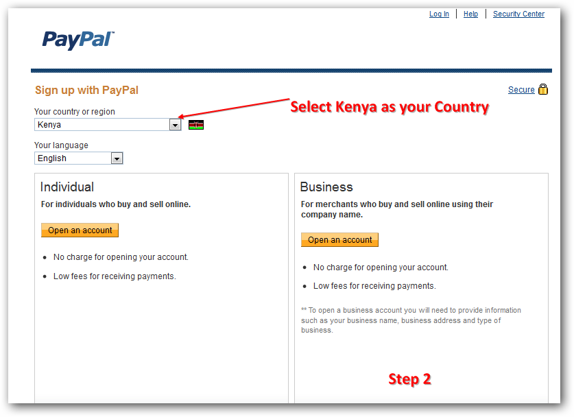 open a pay pal account open a pay pal account